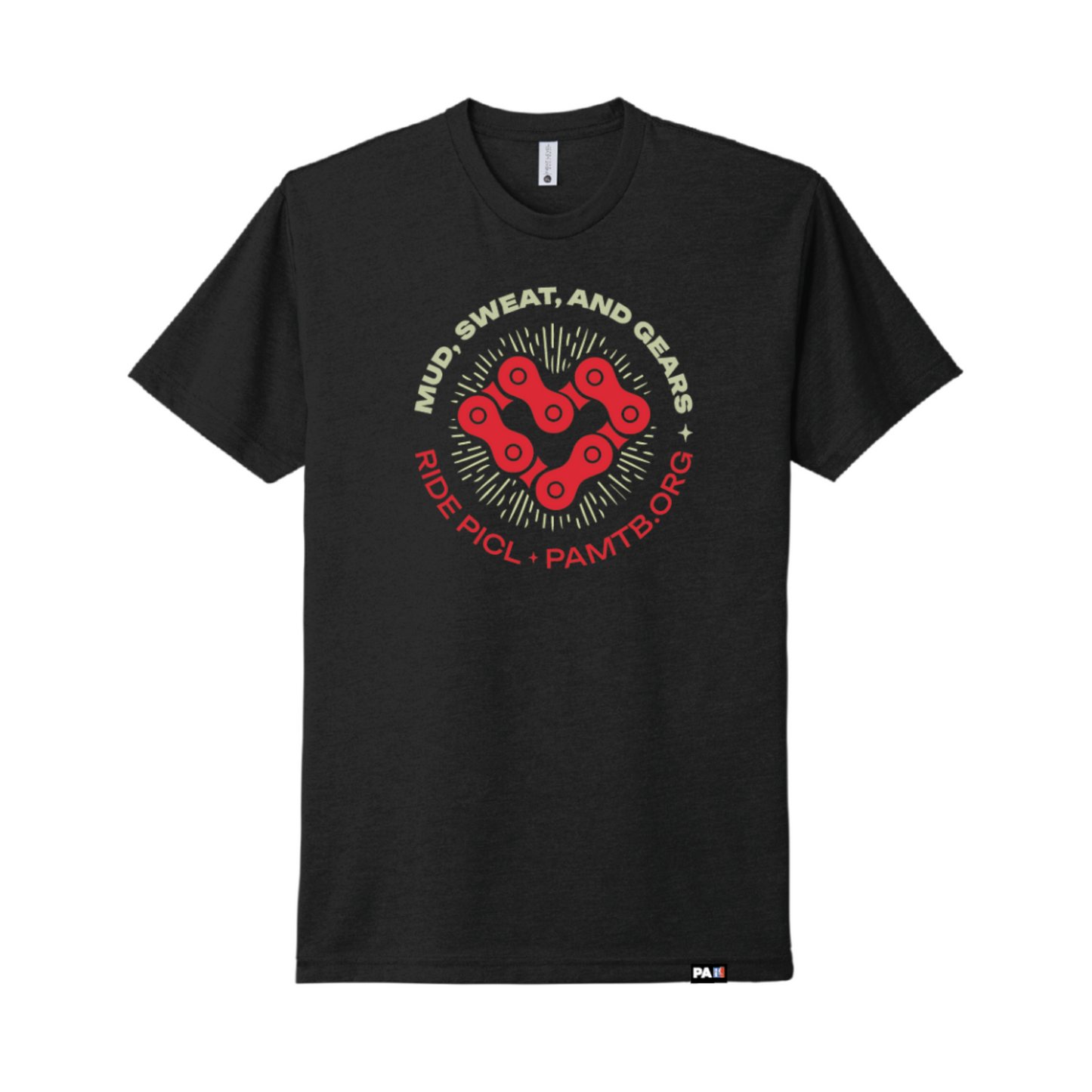 Tee - Mud Sweat Gears - Black - Two Left! SALE!
