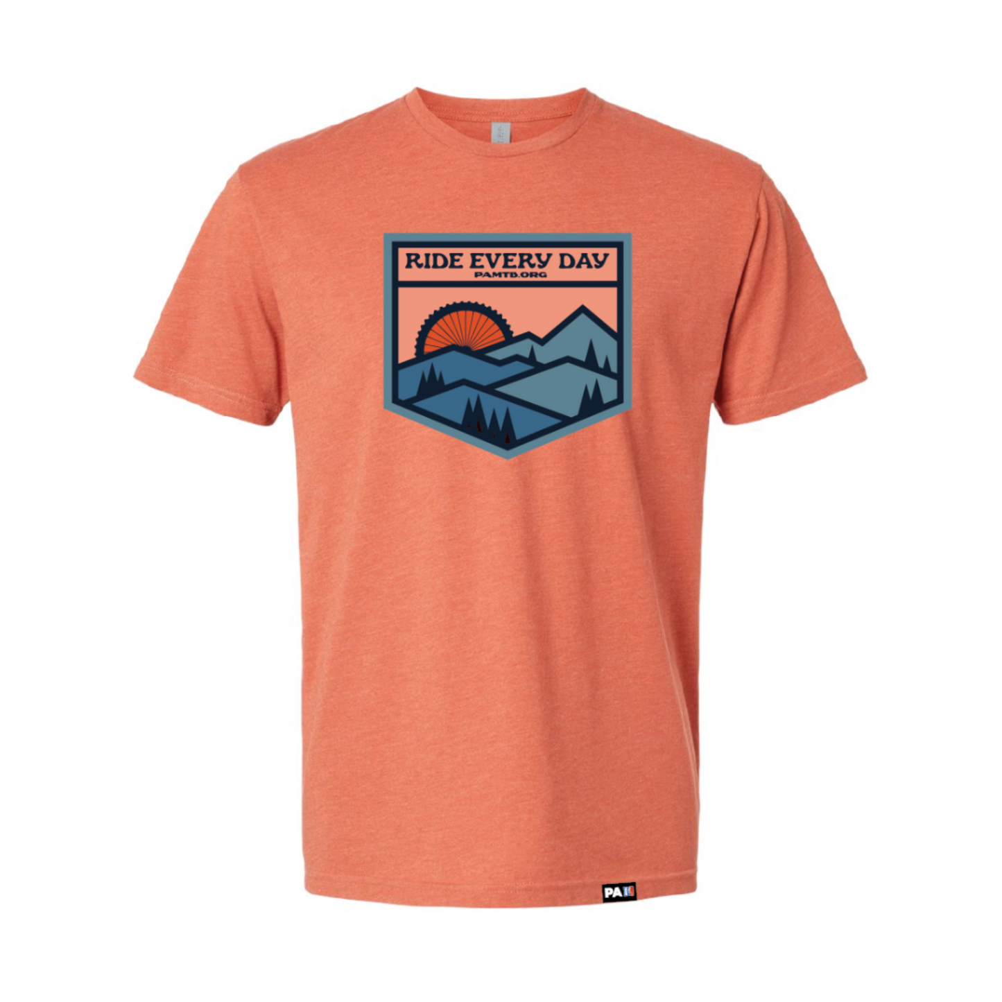 Tee - Ride Every Day - Orange - 2XL Last One! SALE!
