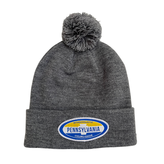 Beanie Pom - PICL Oval - Dark Gray - SALE!
