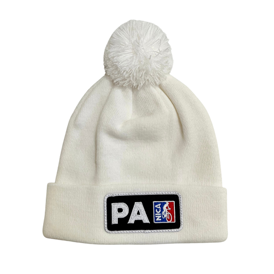 Beanie Pom - PA NICA - White - SALE!