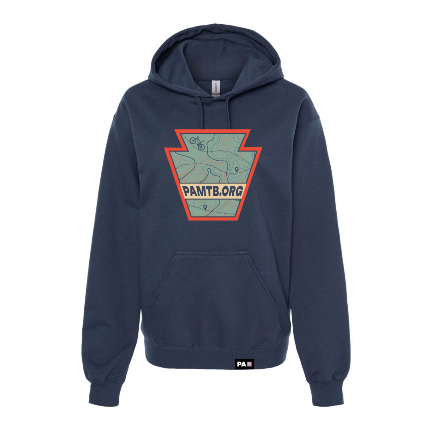 Hoodie - Topo Keystone - Blue