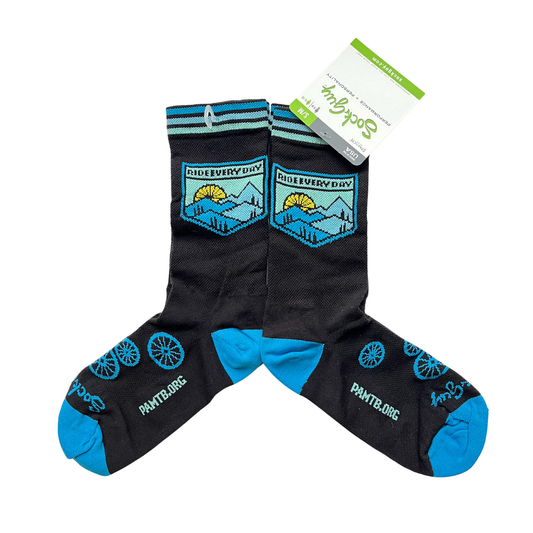 Socks - 6" Ride Every Day - Black - Almost Gone!