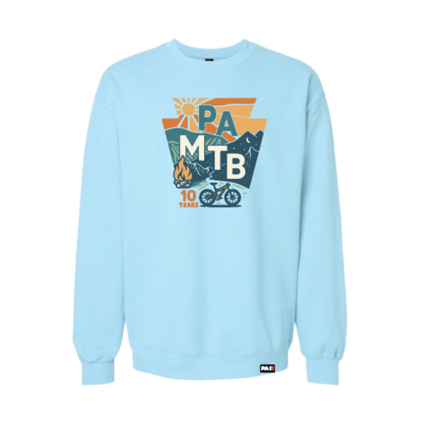 Sweatshirt - Keystone Explorin' 10 Years - Sky Blue - SALE!
