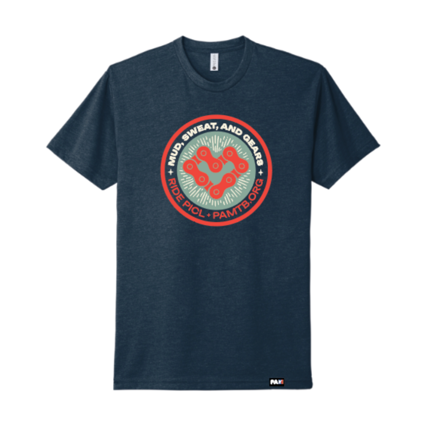 Tee - Mud Sweat Gears - Navy - Almost Gone!