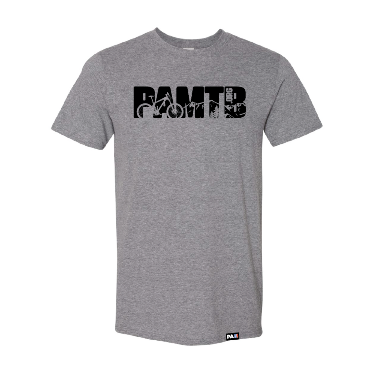 Tee - PAMTB Cutout - Graphite Heather - Almost Gone!