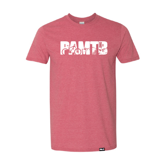 Tee - PAMTB Cutout - Heather Red - Almost Gone!