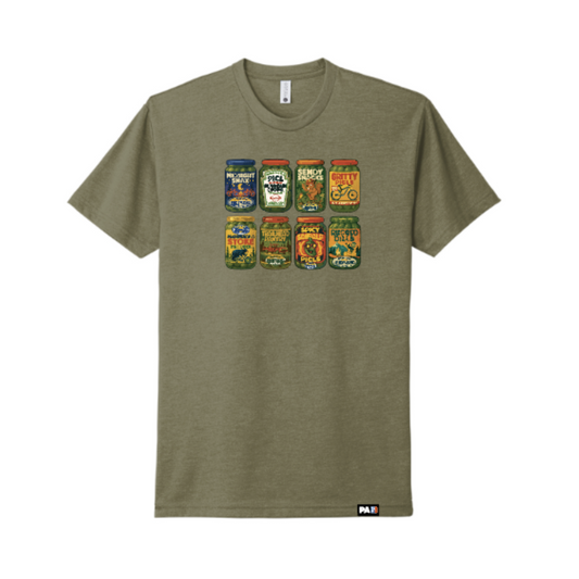 Tee - PICL Jars - Olive Green