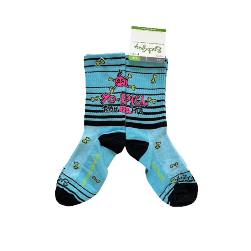 Socks - 6" YO-PICL - Light Blue