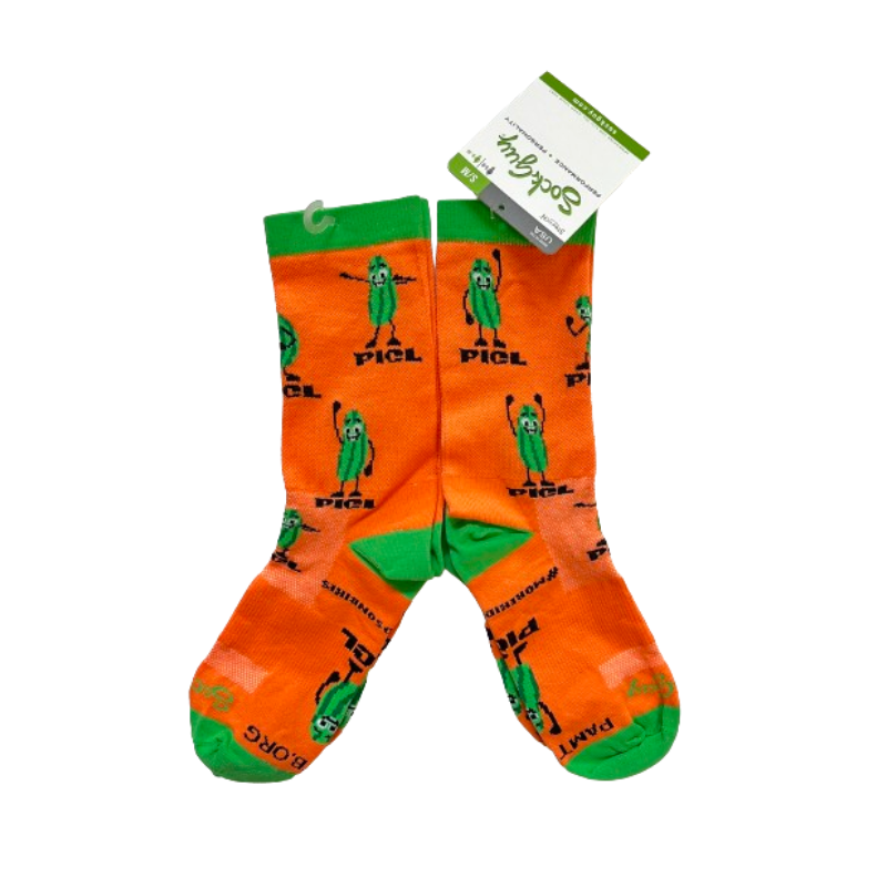 Socks - 6" Pickle - Orange