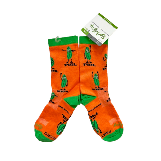 Socks - 6" Pickle - Orange - SALE!