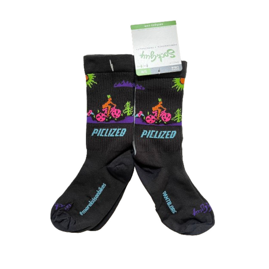 Socks - 6" PICLIZED - Black - SALE!